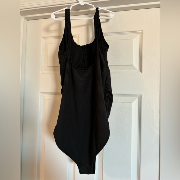 Black maternity swimsuit. Used a handful of times - Picture 2 of 2